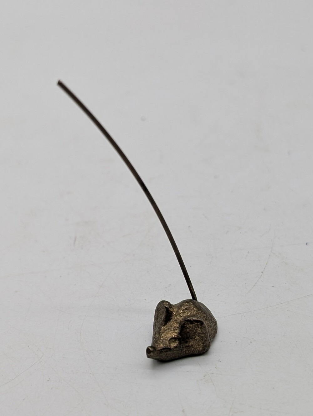 Vintage Brass Mouse/Hedgehog Incense Burner & Holder - Miniature Cast Metal